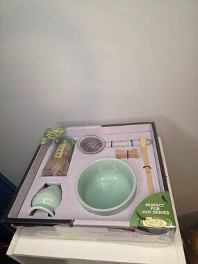 Cook Pro 6 Piece Bamboo Ceramic Stainless Steel Matcha Set NWT